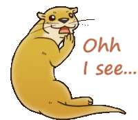 Otter Ohh Sticker - Otter Ohh I See Stickers