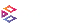 a white background with a rainbow colored logo