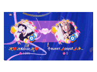 a picture of a man and a woman with the name sweet payal on it