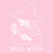 Basic Witch Pink GIF - Basic Witch Pink Halloween GIFs