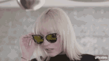 Sunglasses Blonde GIF - Sunglasses Blonde Lily GIFs