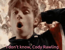 I Dont Know Cody Rawling GIF - I Dont Know Cody Rawling Blur GIFs