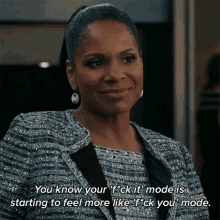 You Know Your Fuck It Mode Is Starting To Feel More Like Fuck You Mode Liz Lawrence GIF - You Know Your Fuck It Mode Is Starting To Feel More Like Fuck You Mode Liz Lawrence The Good Fight GIFs