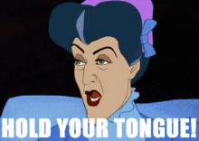 Cinderella Stepmother GIF - Cinderella Stepmother Hold Your Tongue GIFs