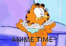 Anime Anime Time GIF - Anime Anime Time Popcorn GIFs