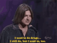 Used To Do Drugs Hedberg GIF - Used To Do Drugs Hedberg Talking GIFs