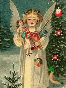 Boldog Karácsonyt Angel GIF - Boldog Karácsonyt Angel GIFs
