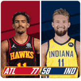 Atlanta Hawks (77) Vs. Indiana Pacers (58) Half-time Break GIF