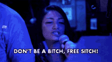 Dont Be A Bitch Free Sitch Deena GIF - Dont Be A Bitch Free Sitch Deena Jersey Shore Family Vacation GIFs