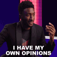I Have My Own Opinions Marques Brownlee GIF - I Have My Own Opinions Marques Brownlee Ive Got My Thoughts GIFs