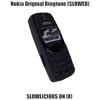 a nokia original ringtone that is slowed