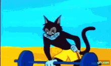 Tom And Jerry Gym Fail GIF - Tom And Jerry Gym Fail Soccer GIFs
