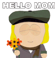 Hello Mom Hello Dad Pip Sticker - Hello Mom Hello Dad Pip South Park Stickers