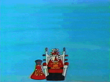 a poster for a garfield christmas shows a cartoon character sitting in a chair