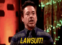 Robert Downey Jr Lawsuit GIF - Robert Downey Jr Lawsuit Tony Stark GIFs