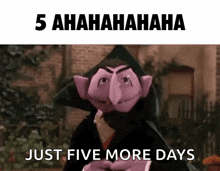The Count The Count Sesame Street GIF