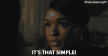 Its That Simple Janelle Monáe GIF - Its That Simple Janelle Monáe Jackie GIFs