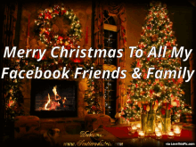 Merry Christmas To All My Facebook Anf Family Celebration GIF