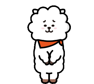 Bt21 Bowing Sticker - Bt21 Bowing Rj Stickers