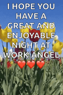 Flowers Windy GIF - Flowers Windy I Hope You Have An Enjoyable Night At Work Angel GIFs