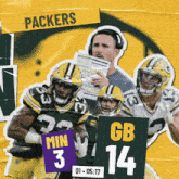 Green Bay Packers (14) Vs. Minnesota Vikings (3) First Quarter GIF