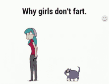 Why Girls Dont Fart Rainbows GIF