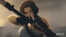 Shooting Arrows Lara Croft GIF - Shooting Arrows Lara Croft Tomb Raider The Legend Of Lara Croft GIFs