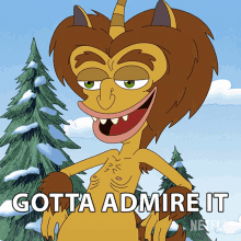 Gotta Admire It Maurice The Hormone Monster GIF - Gotta Admire It Maurice The Hormone Monster Big Mouth GIFs