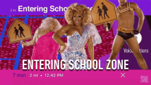 Entering School Zone Drag Queen GIF - Entering School Zone Drag Queen Sexy Dance GIFs