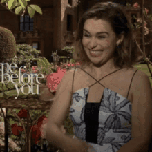 emilia clarke yes high five me before you interview
