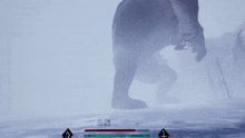 a screenshot of a video game shows a monster with the number 4 on it