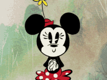 Thinking Of You Minnie Mouse GIF - Thinking Of You Minnie Mouse Smile GIFs