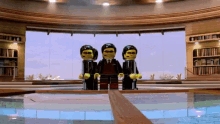 agents lego city posing sunglasses