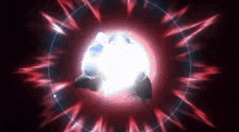 a person is standing in a dark room with a light coming out of it