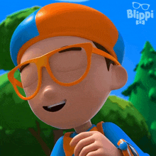Laughing Blippi GIF - Laughing Blippi Blippi Wonders - Educational Cartoons For Kids GIFs