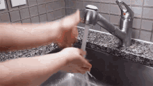 Wash Hands Maangchi GIF - Wash Hands Maangchi Cleaning Hands GIFs