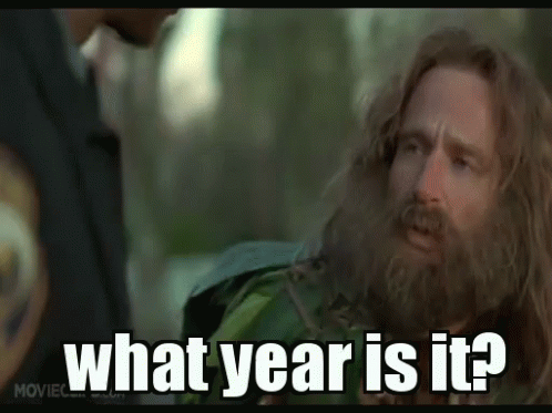 What Year Is It GIF - Robin Williams GIFs