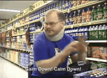 Calm Down Calm GIF - Calm Down Calm Tourettes Guy GIFs