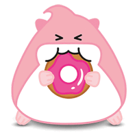 Donuts Fried Dough Sticker - Donuts Fried Dough Donut Stickers