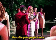 Miss Congeniality Perfect Date GIF - Miss Congeniality Perfect Date Question And Answer GIFs