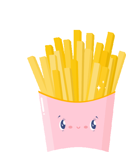 French Fries Food Sticker - French Fries Food Mood Stickers
