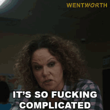 Its So Fucking Complicated Rita Conners GIF - Its So Fucking Complicated Rita Conners Wentworth GIFs