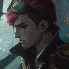 a person with a tattoo on their face that says ix