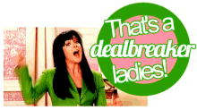 That'S A Deal Breaker, Ladies GIF - Liz Lemon Dealbreaker 30rock GIFs