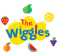 The Wiggles Title Sticker - The Wiggles Title Name Of The Show Stickers