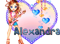 Alexandra Alexandra Name Sticker - Alexandra Alexandra Name Girl Stickers
