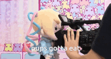 Kangel Pups Gotta Eat GIF - Kangel Pups Gotta Eat Puppet GIFs