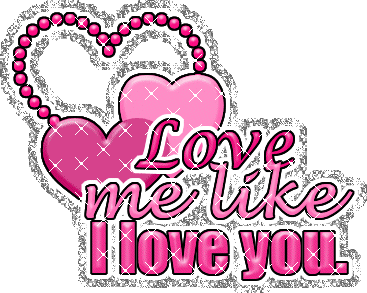 Sparkle Love Me Like I Love You Sticker - Sparkle Love Me Like I Love You Hearts Stickers
