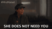 She Does Not Need You Back Off GIF - She Does Not Need You Back Off Not Needed GIFs