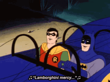 Batman Robin Lamborghini Mercy GIF - Batman Robin Lamborghini Mercy GIFs